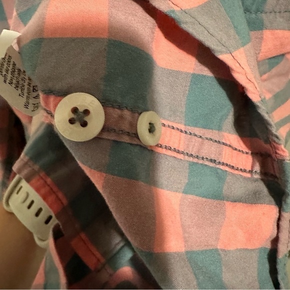 J.CREW Slim Washed Button Down Shirt Men’s Size Medium Red & Faded Blue - Picture 7 of 11